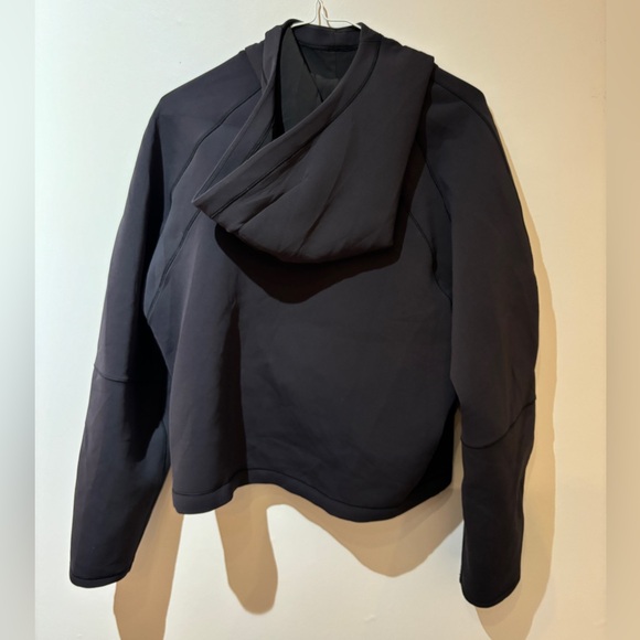 Lululemon Women's AirWrap Pullover Hoodie Neoprene Sweatshirt Sweater Black - Picture 5 of 5
